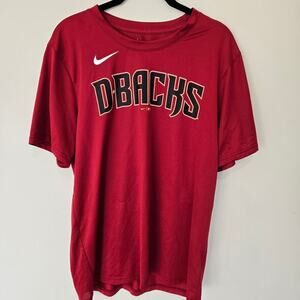 Arizona Diamondbacks #3 Nike Team MLB Men's Red T-shirt Size M